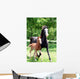 Curly Mare and Foal Wall Decal