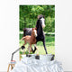 Curly Mare and Foal Wall Decal