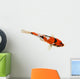 Koi Fish White Wall Decal