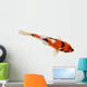 Koi Fish White Wall Decal