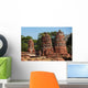 Ancient ruins of temple in Thailand Wall Decal
