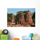 Ancient ruins of temple in Thailand Wall Decal