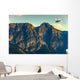 Helicopter in the Tatra Mountains - rescue mission. Wall Decal