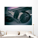 Hi-Fi headphones on a laptop in the studio Wall Decal