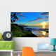 Tropical Beach Sunset Wall Decal