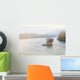 house on river Wall Decal