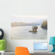 house on river Wall Decal