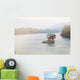 house on river Wall Decal