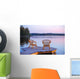 Two Chairs Dock Wall Decal