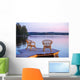 Two Chairs Dock Wall Decal