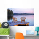 Two Chairs Dock Wall Decal