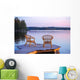 Two Chairs Dock Wall Decal