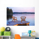 Two Chairs Dock Wall Decal