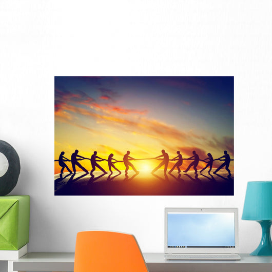 tug of war Wall Decal