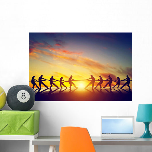 tug of war Wall Decal