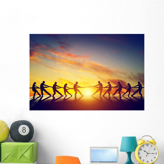 tug of war Wall Decal
