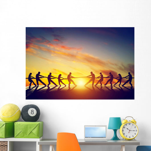 tug of war Wall Decal