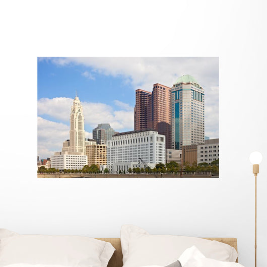 Columbus Ohio Usa Skyline Wall Decal