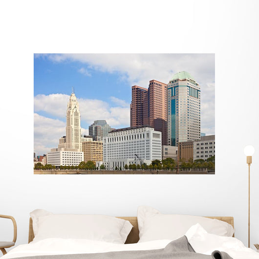 Columbus Ohio Usa Skyline Wall Decal