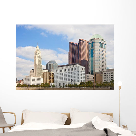 Columbus Ohio Usa Skyline Wall Decal
