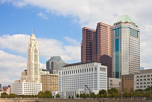 Columbus Ohio Usa Skyline Wall Decal