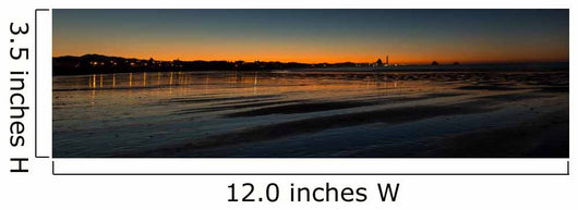 New Plymouth Night Bay Wall Decal