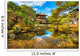 Ginkakuji (Silver Pavilion), Kyoto, Japan. Wall Decal