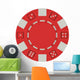casino poker chip Wall Decal