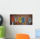Diverse Hands Holding Word Blogging Concept Wall Decal