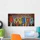 Diverse Hands Holding Word Blogging Concept Wall Decal