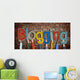 Diverse Hands Holding Word Blogging Concept Wall Decal