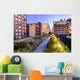 New York City in Manhattan on High Line Park Wall Decal