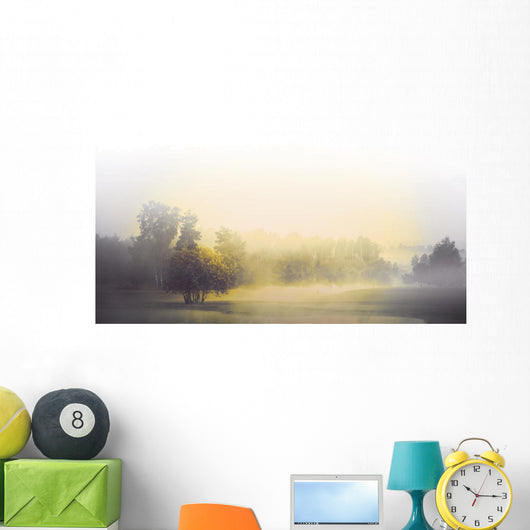 Monochrome landscape Wall Decal