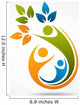 Growing body health Wall Decal