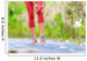 Knee Injury - sports running knee injuries on woman Wall Decal