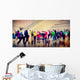 People Consumer Shopping Commuter Consumerism Crowded Concept Wall Decal