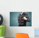 Business man writing customer service concept Wall Decal