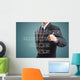 Business man writing customer service concept Wall Decal