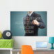 Business man writing customer service concept Wall Decal