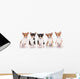 Five Adorable Basenji Puppies Wall Decal