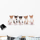 Five Adorable Basenji Puppies Wall Decal