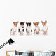 Five Adorable Basenji Puppies Wall Decal