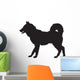 silhouette of a dog-ill Wall Decal