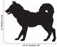 silhouette of a dog-ill Wall Decal