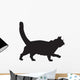 Silhouette Black Cat-ill Wall Decal