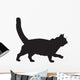Silhouette Black Cat-ill Wall Decal