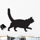 Silhouette Black Cat-ill Wall Decal