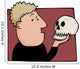 Shakespeare hamlet & yorick Wall Decal