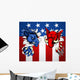 Politics Republican Democrat Concept Wall Decal