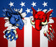 Politics Republican Democrat Concept Wall Decal